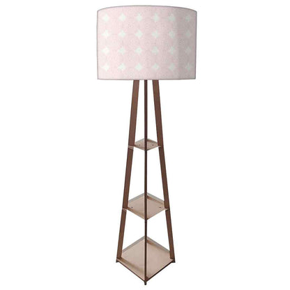 Pink Wooden Floor Lamps Online for Bedroom Nutcase