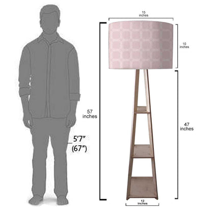 Modern Floor Lamps For Living Room  -   Designer Box Pattern Nutcase