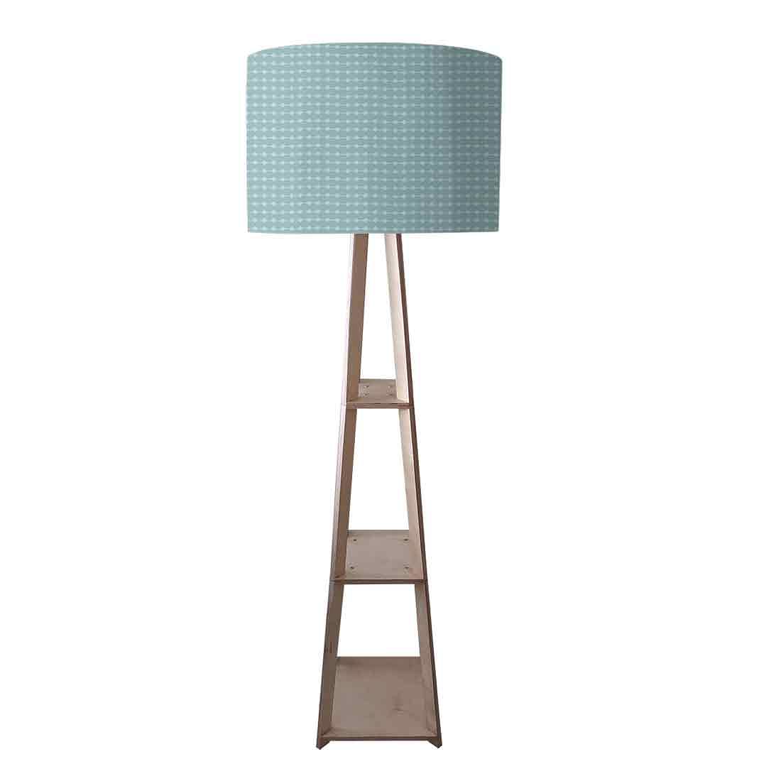 Floor Lamp with Shelves  -   Grey Lines Nutcase