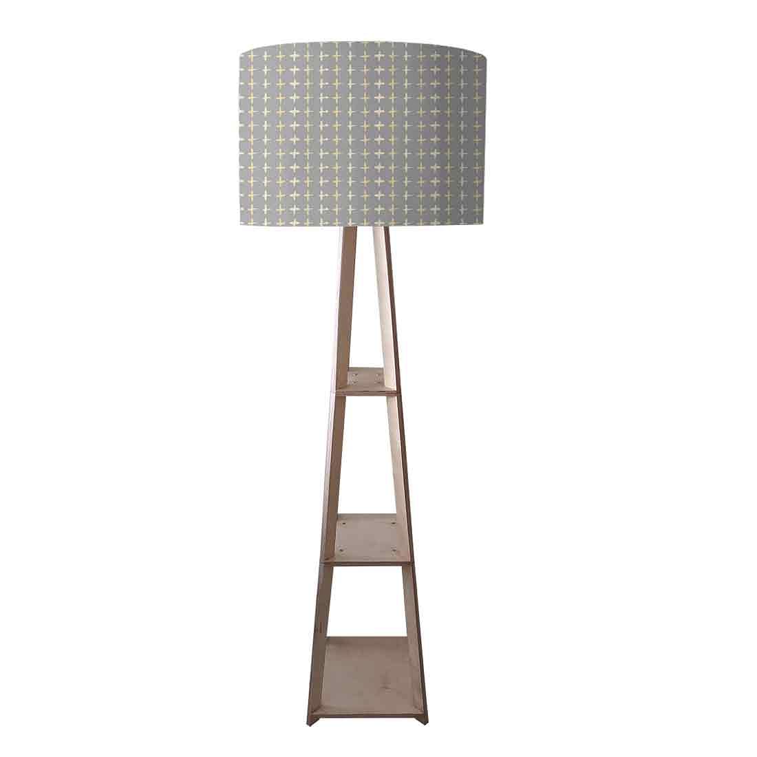 Tripod Floor Lamp  -   Grey Cross Nutcase