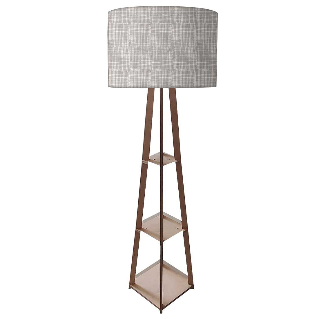Floor Lamps For Living Room  -   Brown Line Pattern Nutcase
