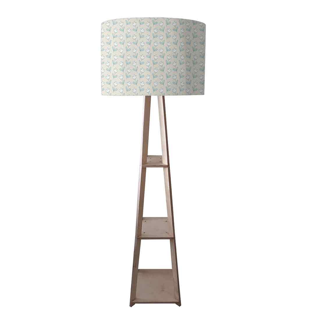 Modern Floor Lamps  -   Green Flower Buds Nutcase
