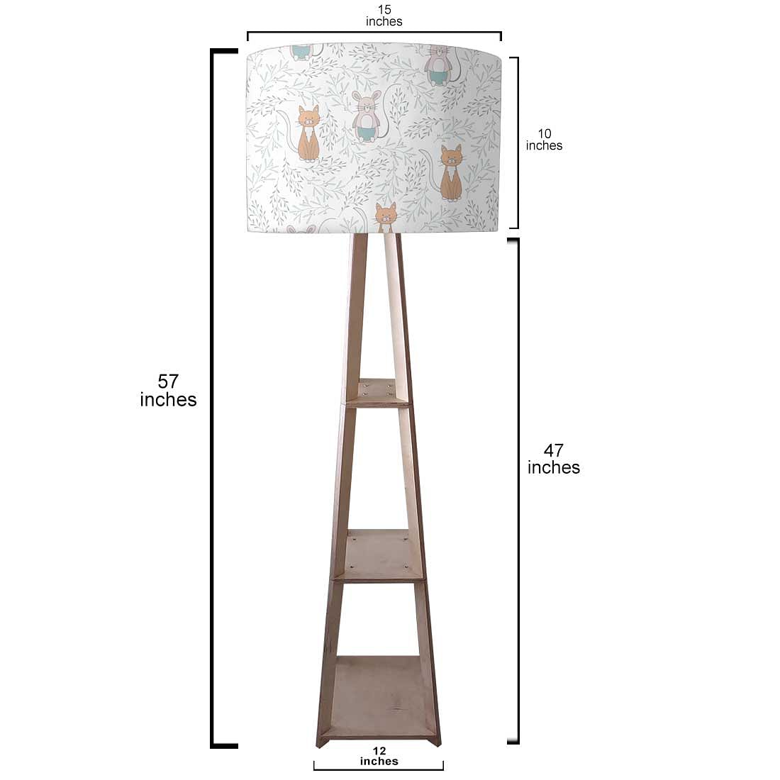 Wooden Tripod Floor Lamp  -   Cute Micky Nutcase