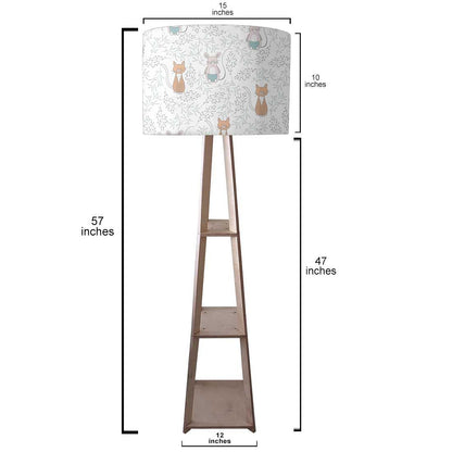 Wooden Tripod Floor Lamp  -   Cute Micky Nutcase