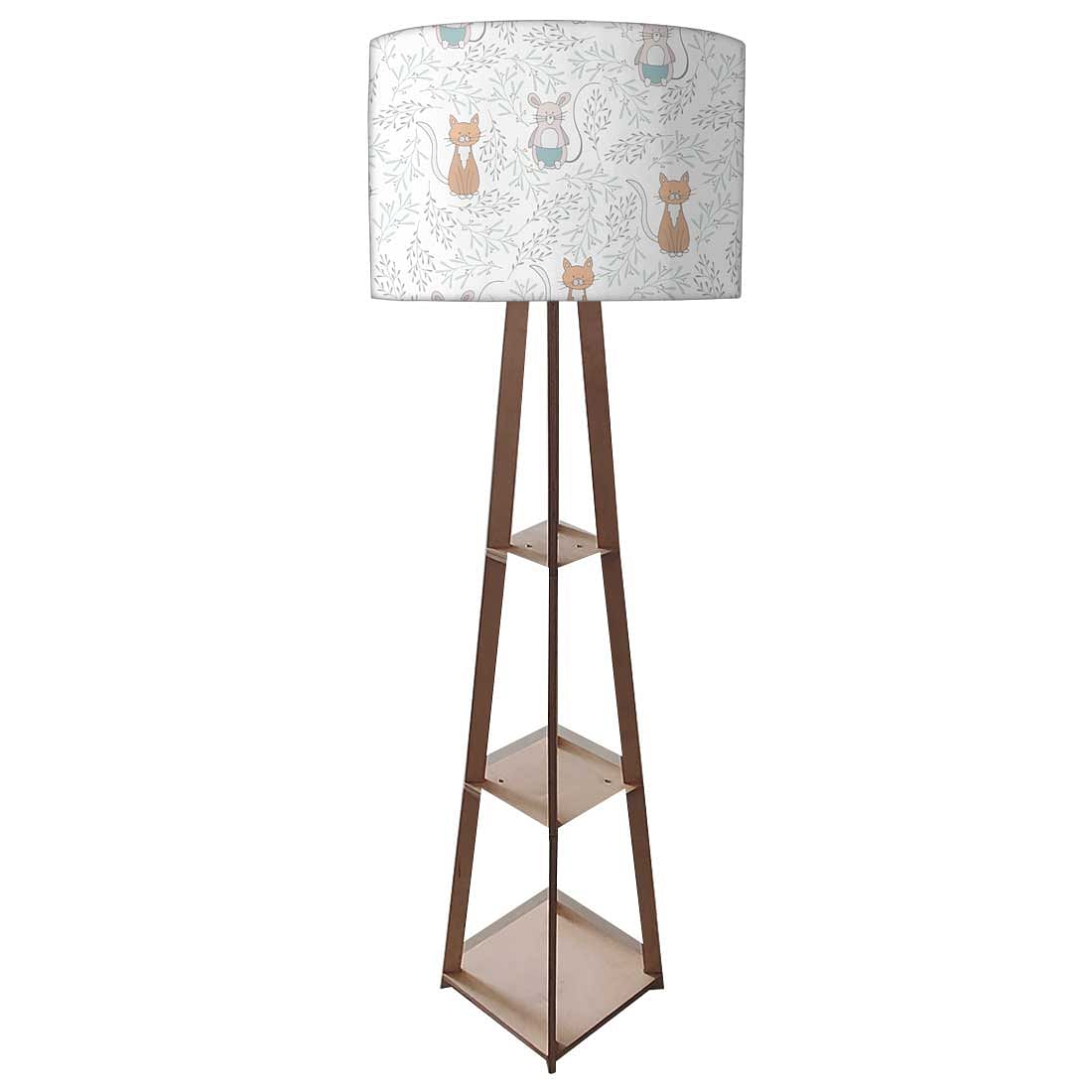 Wooden Tripod Floor Lamp  -   Cute Micky Nutcase