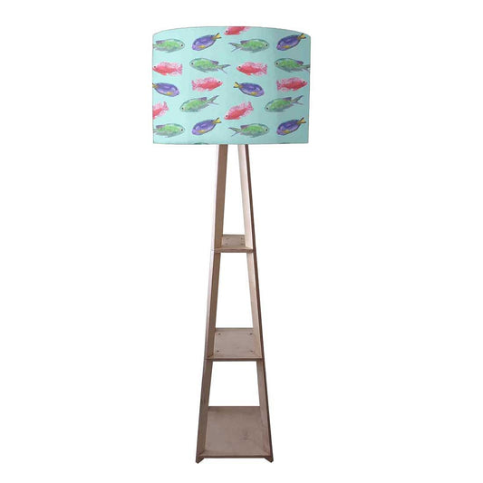 Tall Wooden Standing Lamps  -   Sweet Fishes Nutcase