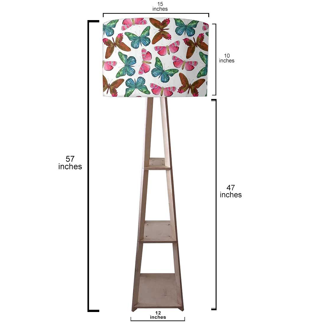 Butterfly End Table Floor Lamp for Living Room Nutcase