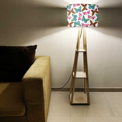 Butterfly End Table Floor Lamp for Living Room Nutcase