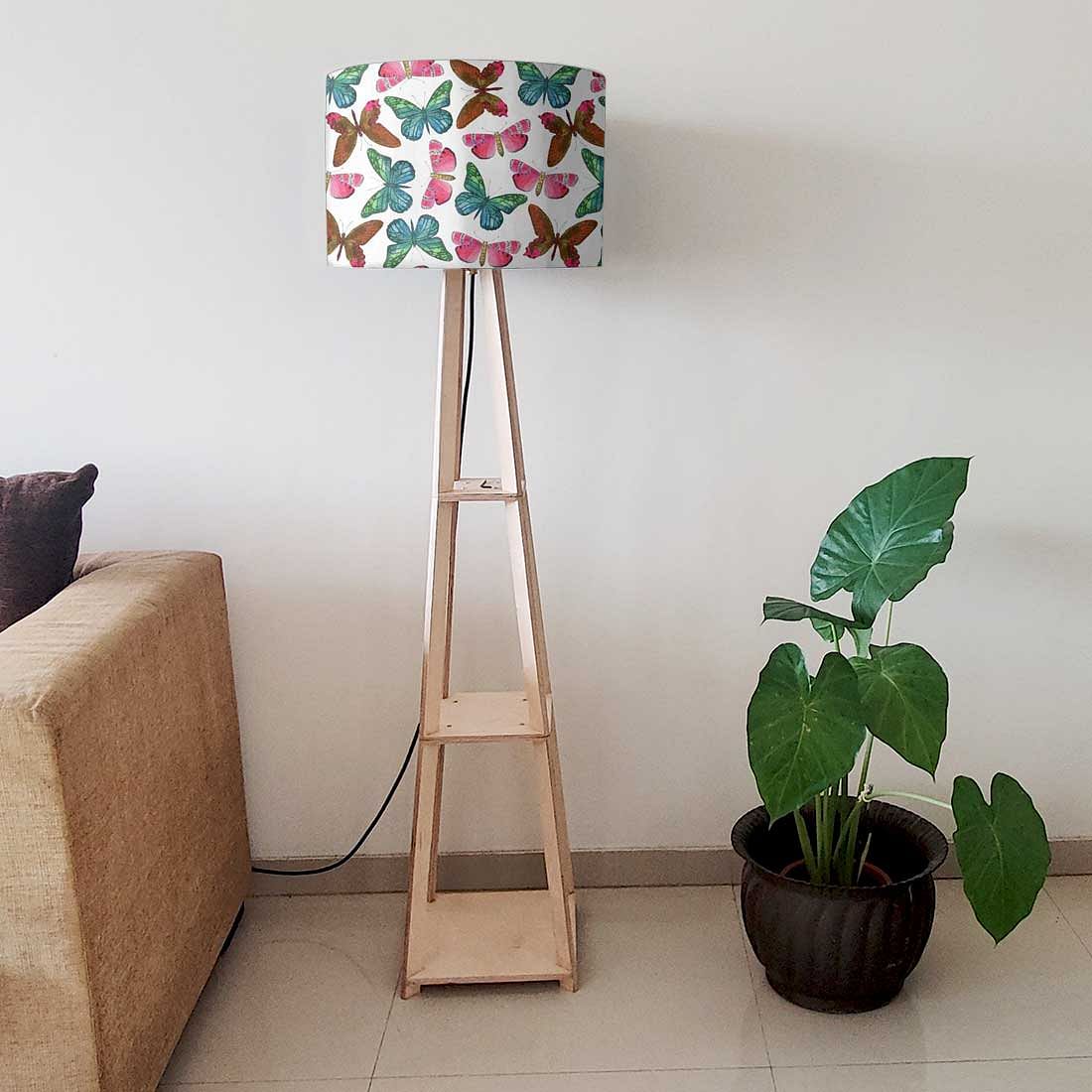 Butterfly End Table Floor Lamp for Living Room Nutcase