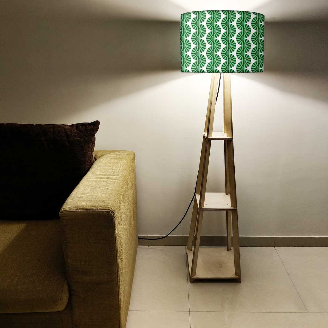 Large Wooden Floor Lamp  -   Retro Art Nutcase