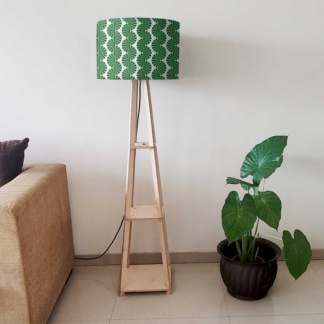 Large Wooden Floor Lamp  -   Retro Art Nutcase