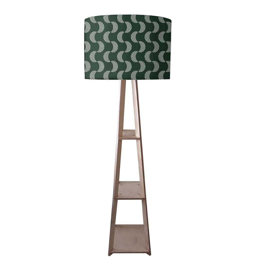 Floor Lamps For Bedroom  -   Dark Green Retro Nutcase