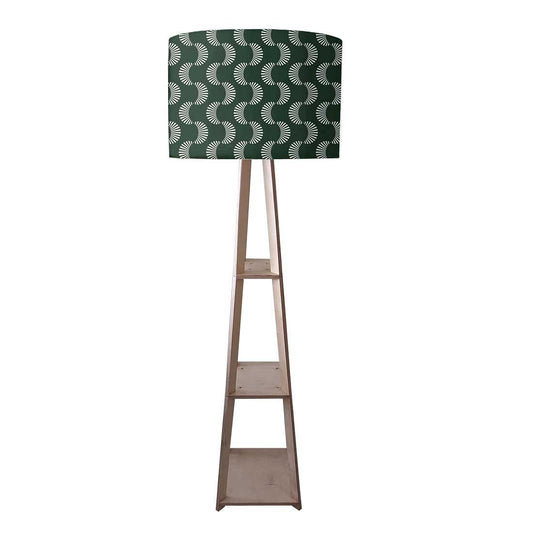Floor Lamps For Bedroom  -   Dark Green Retro Nutcase