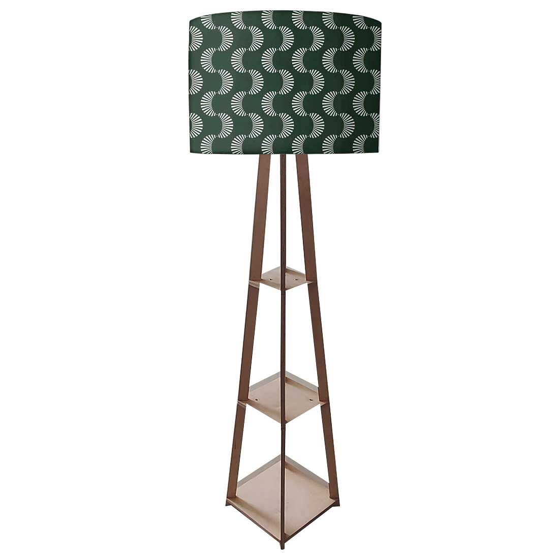 Floor Lamps For Bedroom  -   Dark Green Retro Nutcase
