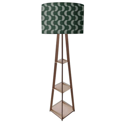 Floor Lamps For Bedroom  -   Dark Green Retro Nutcase