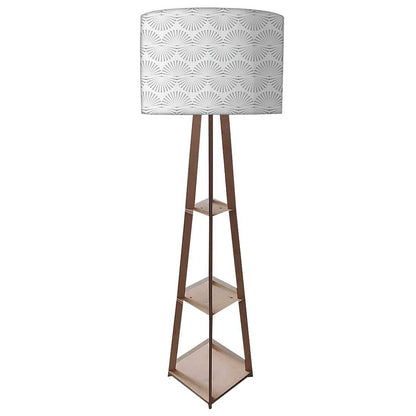 Modern Floor Lamps For Living Room  -   Retro Grey Pattern Nutcase