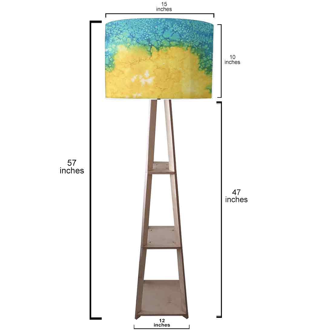 Wooden Standing Tripod Lamp for Living Room - Space Nutcase