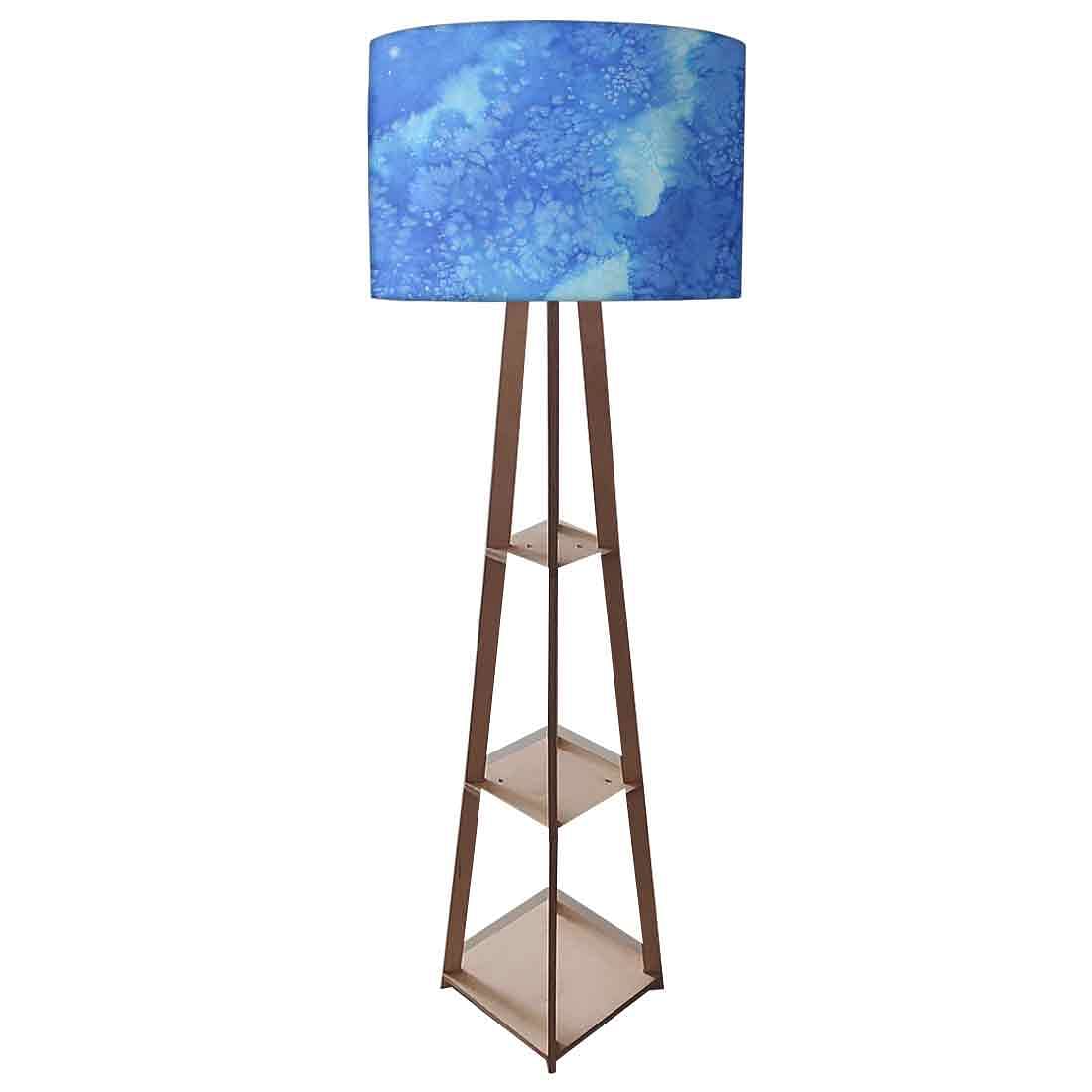 Tripod Table Lamp Wooden for Bedside Light - Blue Space 0151 Nutcase
