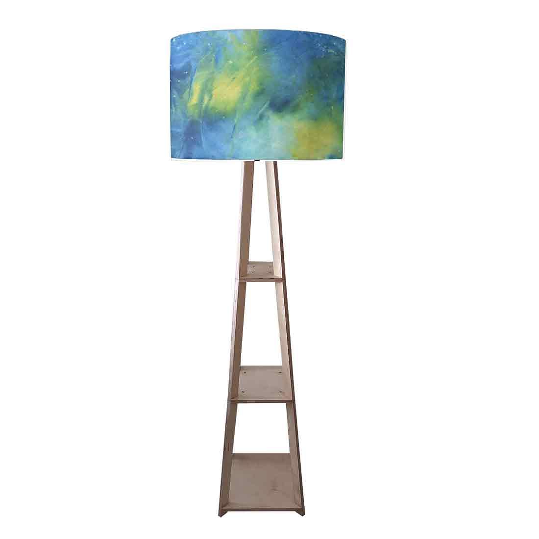 Standing Lamps For Living Room  -   Arctic Space Blue Watercolor Nutcase