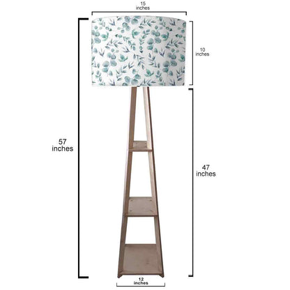 Flower Wooden Floor Lamps for Bedside Light Nutcase