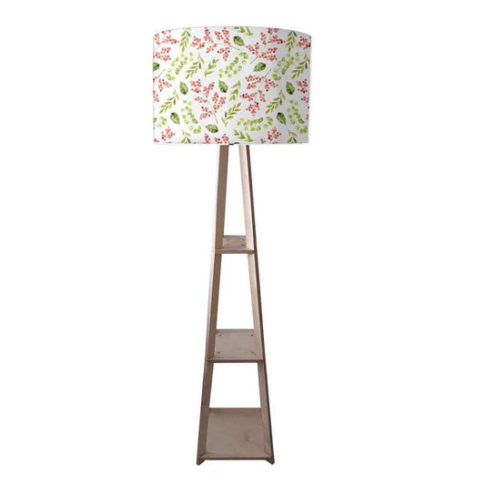 Standing Tripod Lamp  -   Pink Flower Nutcase