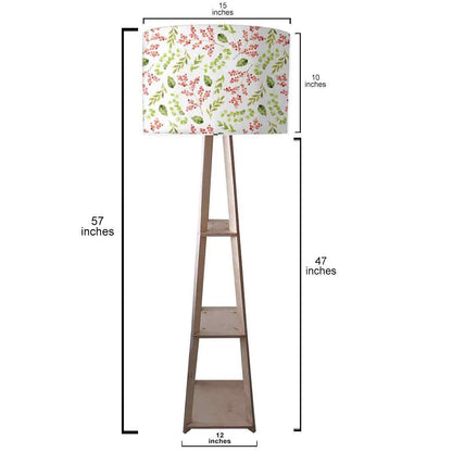 Standing Tripod Lamp  -   Pink Flower Nutcase