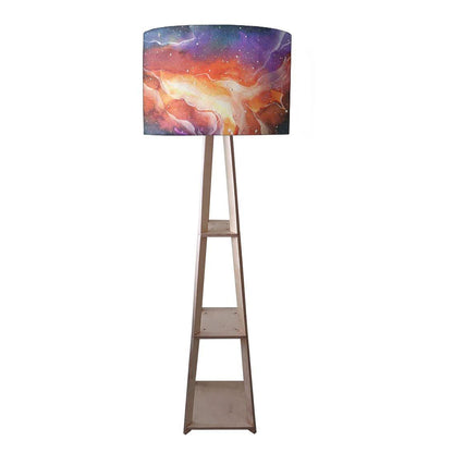 Standing Wooden Tripod Light for Living Room - Space Nutcase