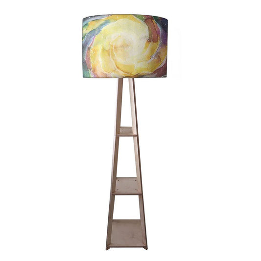 Standing Lamps For Living Room  -   Space Dark Purple Watercolor Nutcase