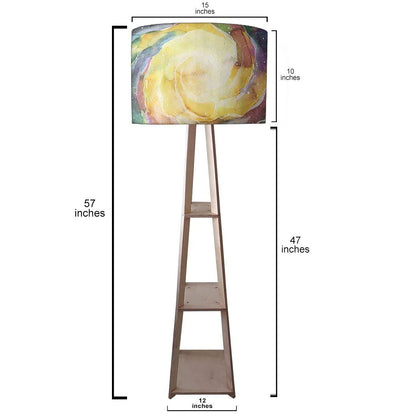 Standing Lamps For Living Room  -   Space Dark Purple Watercolor Nutcase