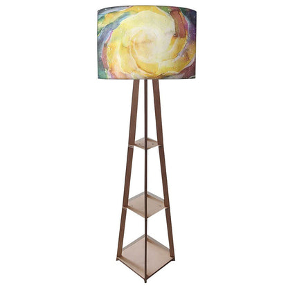 Standing Lamps For Living Room  -   Space Dark Purple Watercolor Nutcase