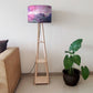 Modern Floor Lamps For Living Room  -   Pink Multicolor Ink Watercolor Nutcase