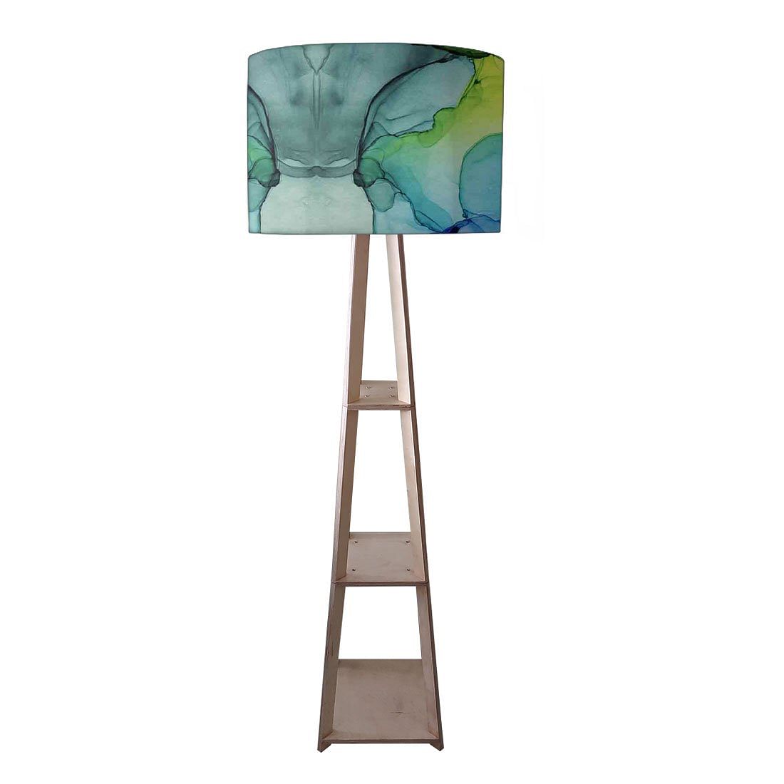 Floor Lamps For Living Room  -   Pink Orange Ink Watercolor Nutcase