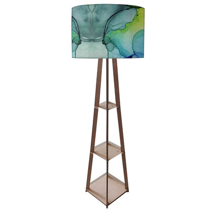 Floor Lamps For Living Room  -   Pink Orange Ink Watercolor Nutcase