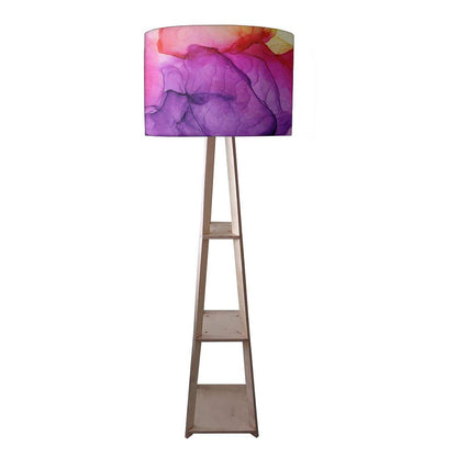 Shelf Tripod Floor Lamp for Bedside Light - Watercolor Nutcase