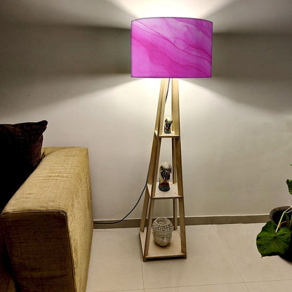 Wooden Tripod Floor Lamps for Bedroom  - Watercolor Nutcase