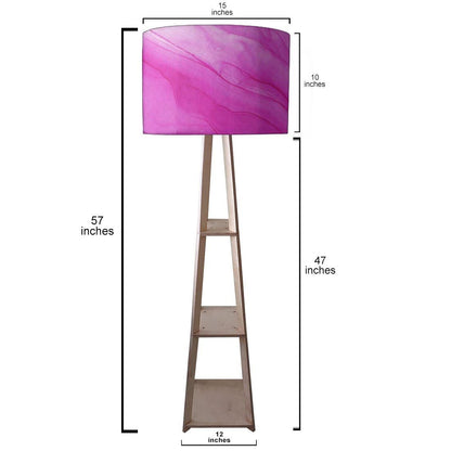 Wooden Tripod Floor Lamps for Bedroom  - Watercolor Nutcase