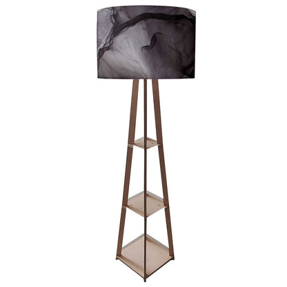 Modern Floor Lamps For Living Room  -   Orange Pink Ink Watercolor Nutcase