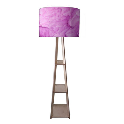 Purple Floor Lamp with Shelves Night Light - Nutcase