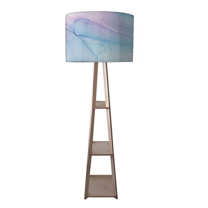 Standing Tripod Lamp  -   Orange Pink Multicolor Ink Watercolor Nutcase