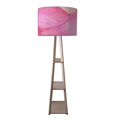 Tripod Floor Lamp  -   Dark Purple Ink Watercolor Nutcase