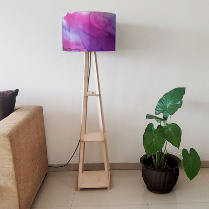 Wooden Floor Lamps Light For Living Room  -  Watercolor Nutcase