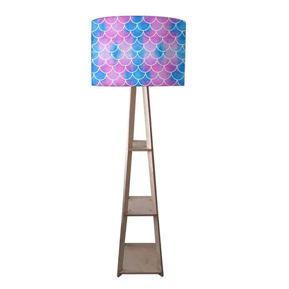 Floor Lamps For Living Room  -   Green Mermaid Watercolor Nutcase