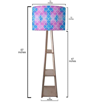 Floor Lamps For Living Room  -   Green Mermaid Watercolor Nutcase