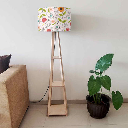 Wooden Lamps For Bedroom Night Light - Spring Floral Nutcase