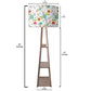 Tall Wooden Standing Lamps  -   Colorful Flower Collection Nutcase