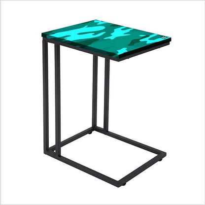 Outdoor C Shaped Table - Army Camouflage Green Nutcase