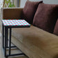 Best C Shaped Table For Sofa - Hearts Pink and Blue Nutcase