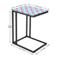 Best C Shaped Table For Sofa - Hearts Pink and Blue Nutcase