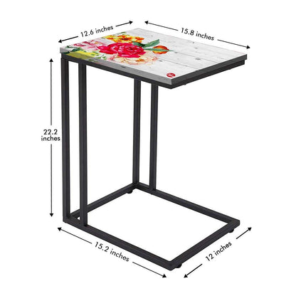 New Floral C Side Table - Vintage Flower Nutcase