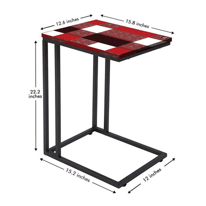 Metal Sofa C Table -  Box Pattern Nutcase